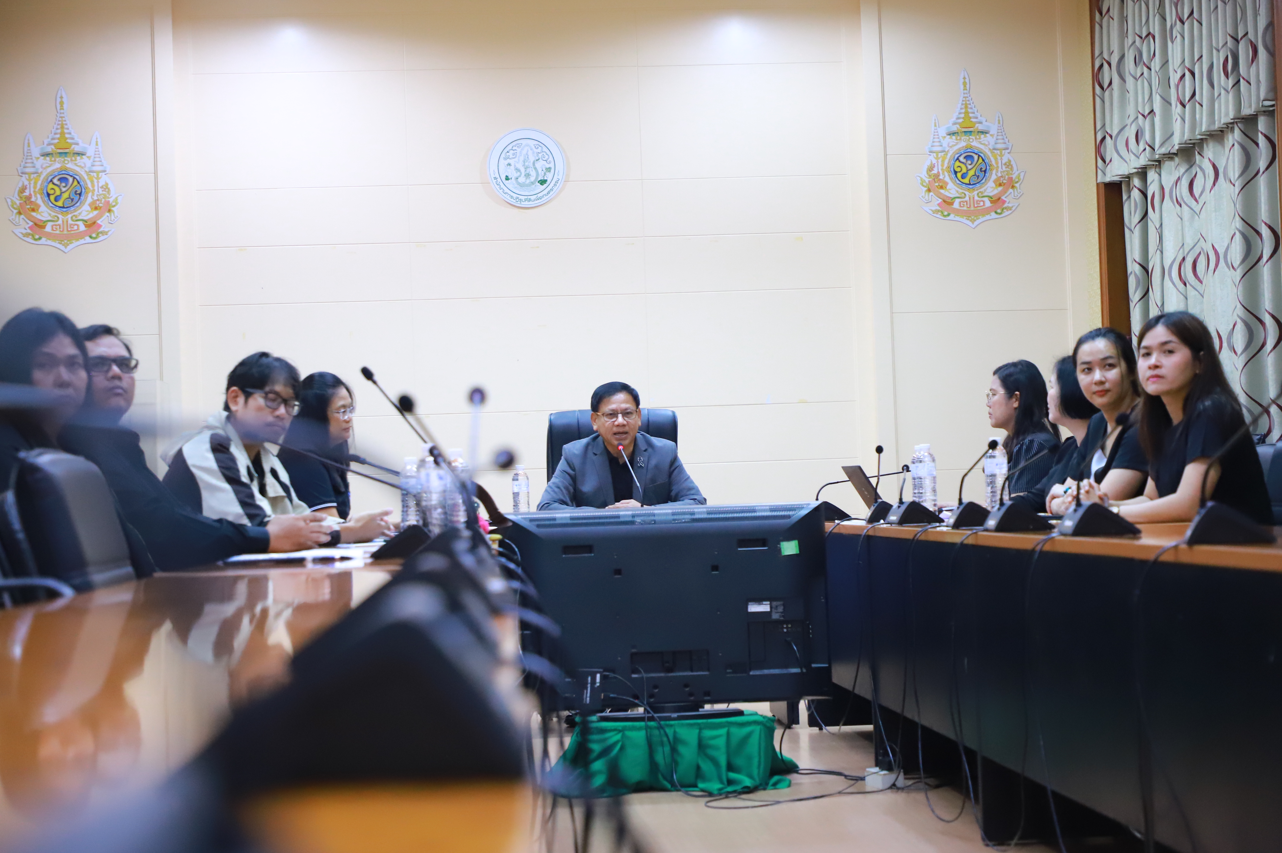 title - ส.ป.ก. เข้าร่วมการปฐมนิเทศนักศึกษาโครงการผลิตและพัฒนากำลังคุณภาพสูง เพื่อรองรับอัตรากำลังที่ขาดแคลนก่อนเข้ารับการฝึกอาชีพในส่วนราชการภายใต้ความร่วมมือและประชุมปรับแผนการฝึกอาชีพ